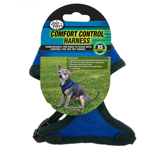 Four Paws Blue Comfort Control Dog Harness