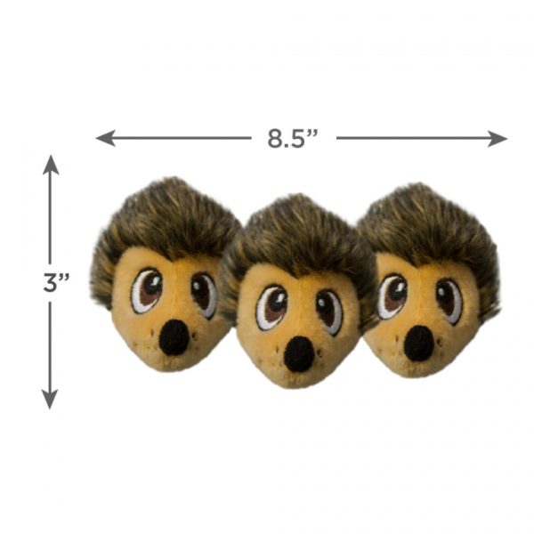 Hide A Hedgie Refill – Three Squeakin’ Hedgehog Dog Toys